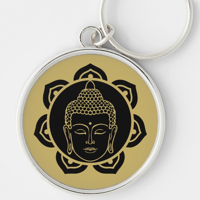 Schönes Buddha Juweliergeschenk Schlüsselanhänger (Vorne)