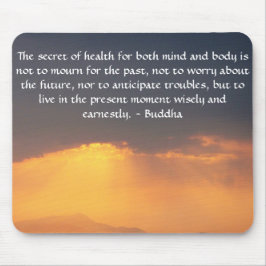Schönes buddhistisches Zitat mit inspirational Mousepad