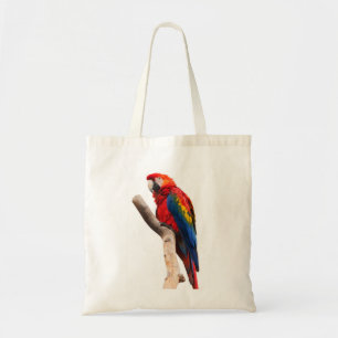 Schönes buntes Scharlachrot Macaw-Papageien-Vogel- Tragetasche