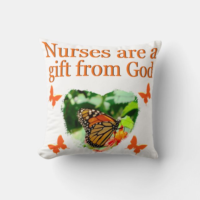 SCHÖNES BUTTERFLY NURSING DESIGN KISSEN (Vorderseite)
