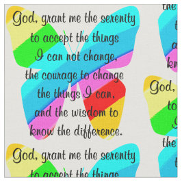SCHÖNES BUTTERFLY SERENITY PRAYER DESIGN STOFF