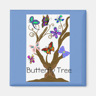Schönes Butterfly Tree Magnet