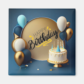 Schönes Cake Happy Birthday Geschenke Liebe Magnet
