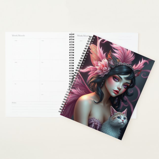 Schönes Cat Fairy-Portrait Planer (Anzeige)