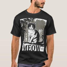 Schönes Cat-to-Shirt-Design