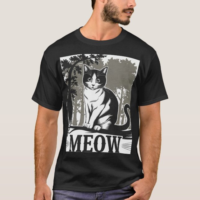 Schönes Cat-to-Shirt-Design T-Shirt