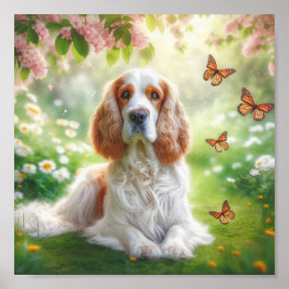 schönes Clumber Spaniel Poster