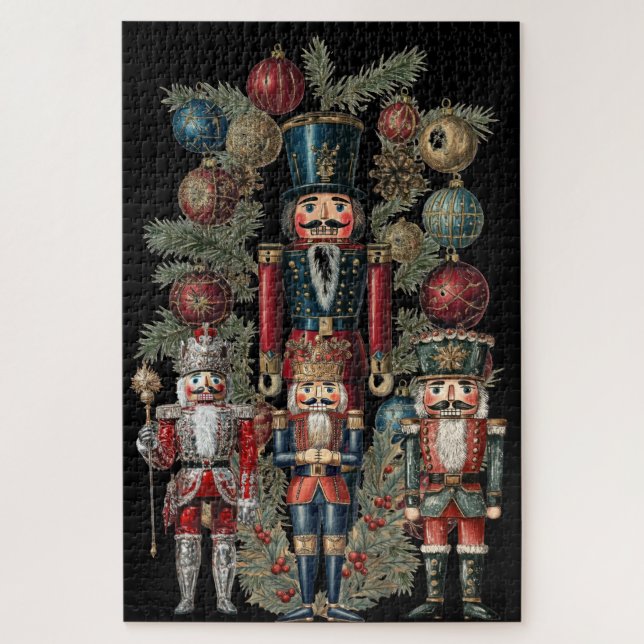 Schönes Costumed Nutcrackers Festival Puzzle (Vertikal)