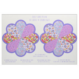 Schönes Cut-Kit für die Blume von Boho Quilt Style Stoff