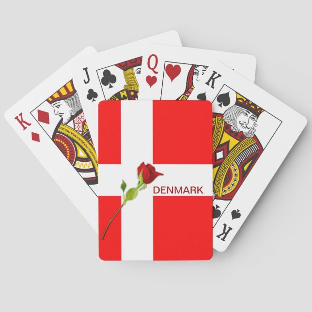 Schönes Dänemark Spielkarten! Spielkarten (Rückseite)