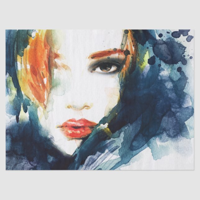 Schönes Dekopapier für die Einrichtung Seidenpapier (Vorderseite)