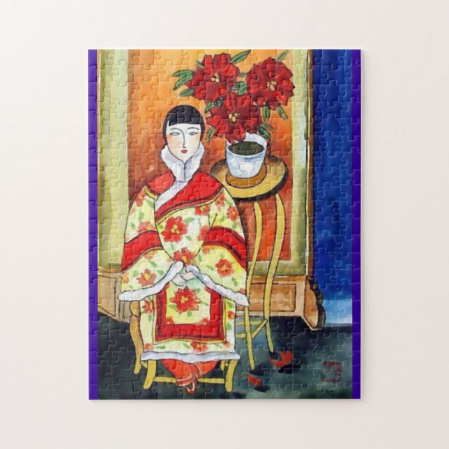 Schönes dekoratives orientalisches puzzle (Vertikal)