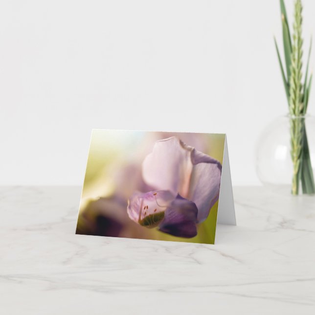 Schönes Design der Blume Danke Karte (Vorderseite)