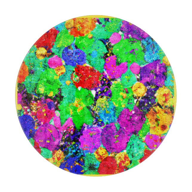 Schönes Design der Blume. Jetzt kaufen Schneidebrett (Vorderseite)