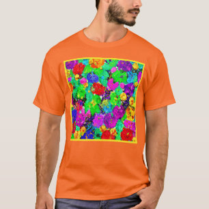 Schönes Design der Blume. Jetzt kaufen T-Shirt