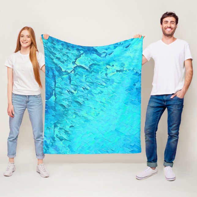 Schönes Design des tropischen Wassers Fleecedecke (Beispiel)