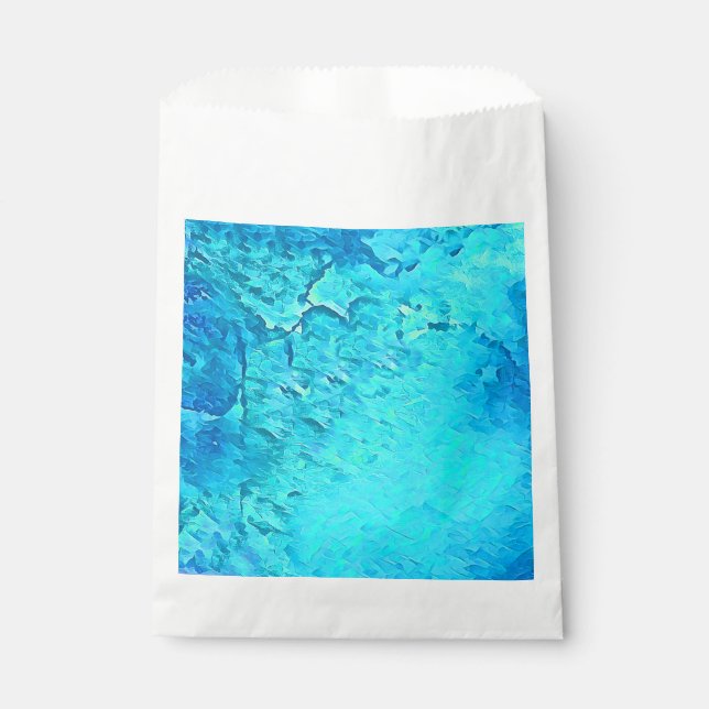 Schönes Design des tropischen Wassers Geschenktütchen (Vorderseite)