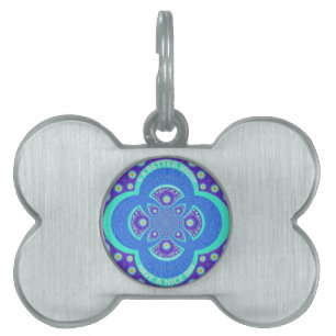 Schönes Design für Afrikanisches Blue Mandala Flor Tiermarke