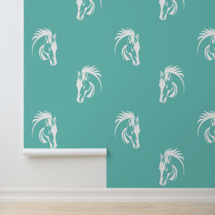 Schönes Design für das Weiße Pferd Tapete