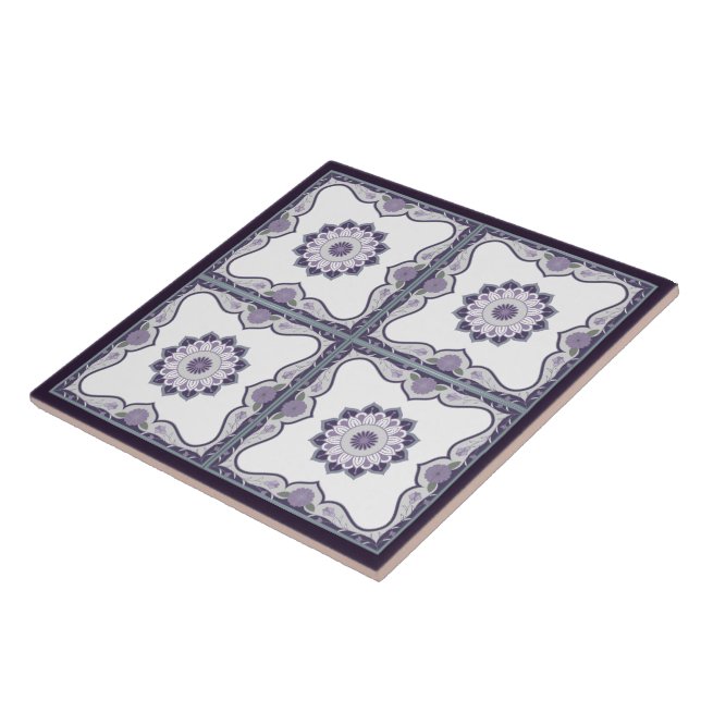 Schönes Design für mandalische Schriftrollen Fliese (Seite)