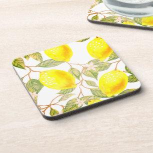 Schönes Design Wasserfarbenlemon Getränkeuntersetzer