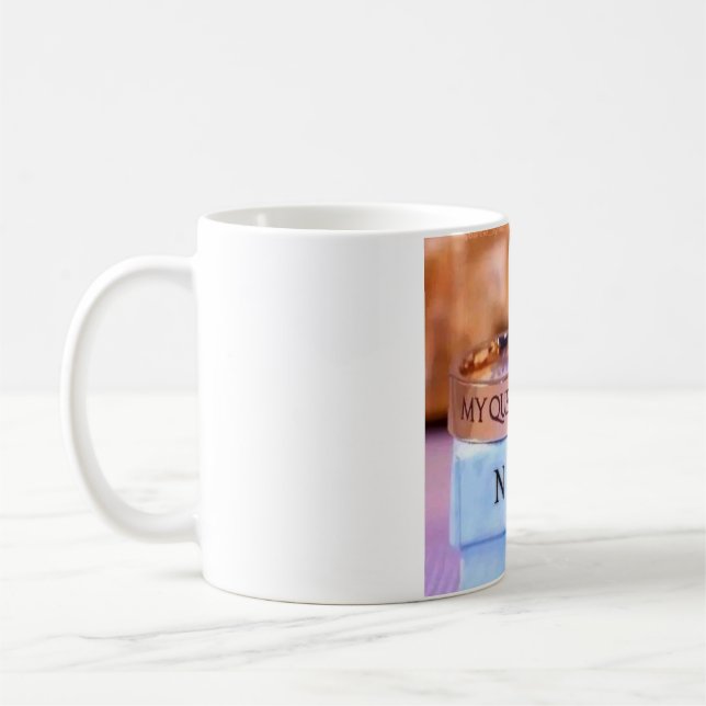 Schönes Design wie mein Queen Gold Typ Ring oben Kaffeetasse (Links)