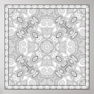 Schönes Design Zendoodle 2 Poster