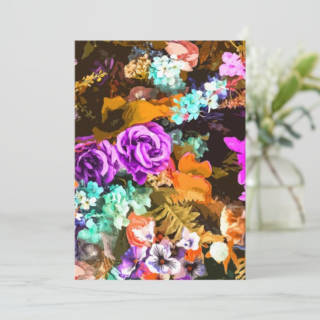 Schönes Detail Dankeskarte (Stehend Vorderseite)