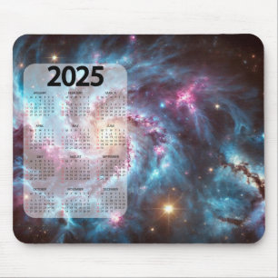 Schönes digitales Bild des Cosmo 2025 Kalenders Mousepad