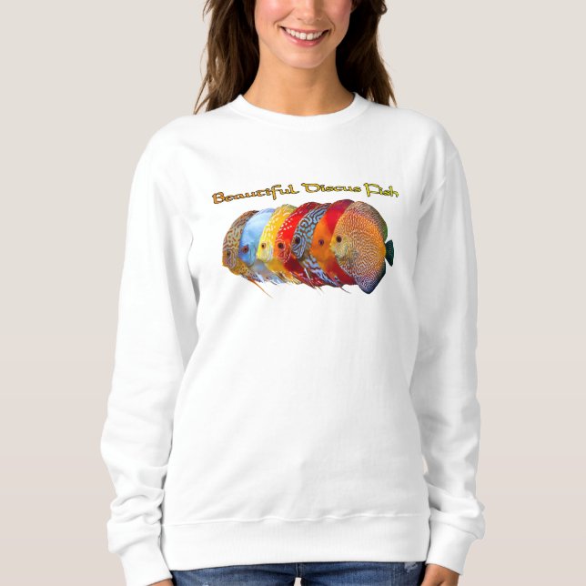 Schönes Discus Fish Sweatshirt (Vorderseite)
