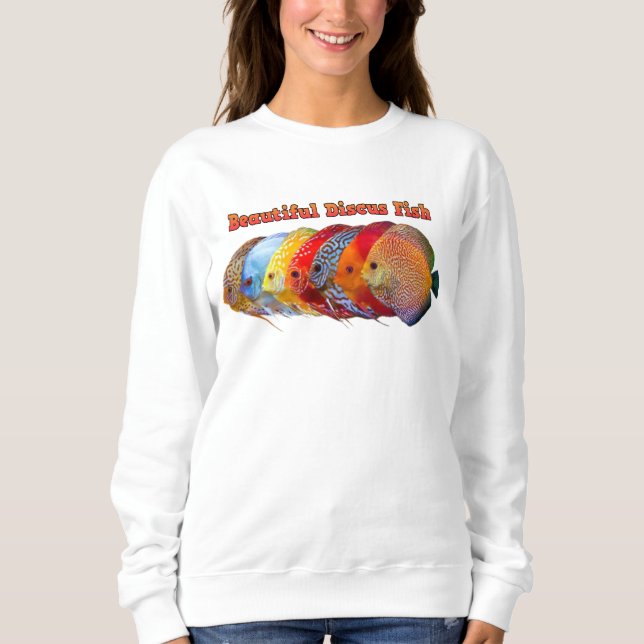Schönes Discusfisch Sweatshirt (Vorderseite)