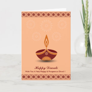Schönes Diwali Design Karte