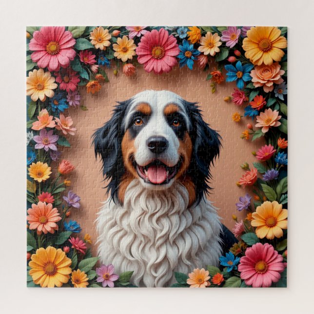 Schönes Dog Portrait Puzzle (Vertikal)