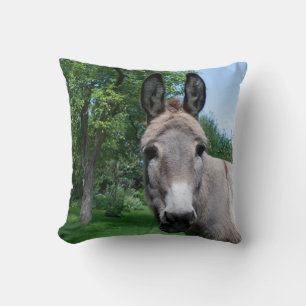 Schönes Donkey-Portrait Kissen