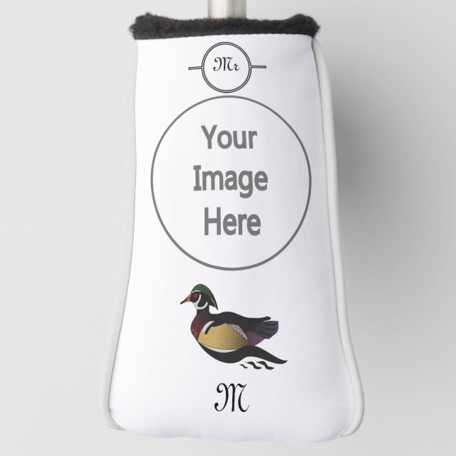 Schönes Duschbad aus Holz Golf Headcover (Rotieren 90)