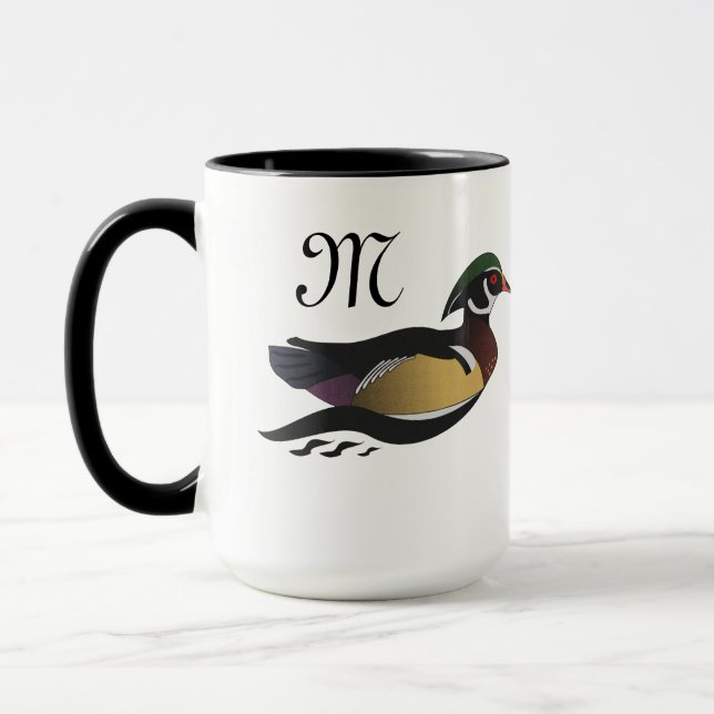 Schönes Duschbad aus Holz Tasse (Links)