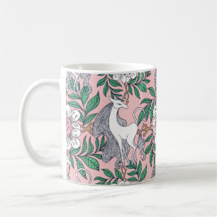 Schönes Einhorn- und kreisförmiges Ziermeer Kaffeetasse