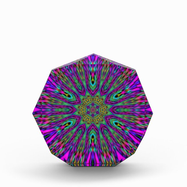 Schönes einzigartiges Mandala-Design Fotoblock (Vorderseite)
