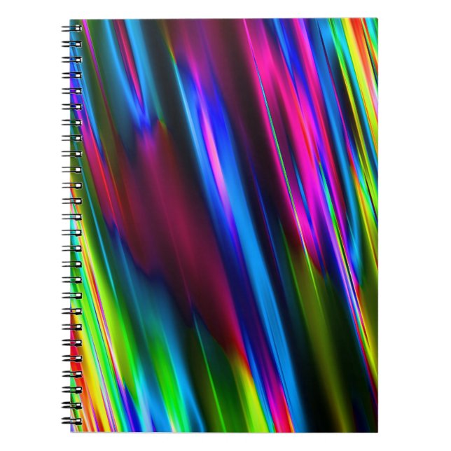 Schönes Electric Color Notebook/Journal Notizblock (Vorderseite)