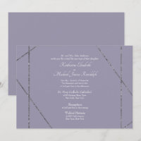 Schönes elegantes Lavender Wedding II