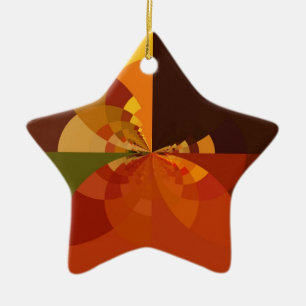 Schönes Erde-Abstrakt-Kunstposter Keramik Ornament