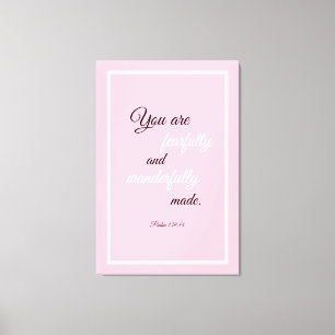 Schönes, ermutigendes Bibelangebot Leinwanddruck