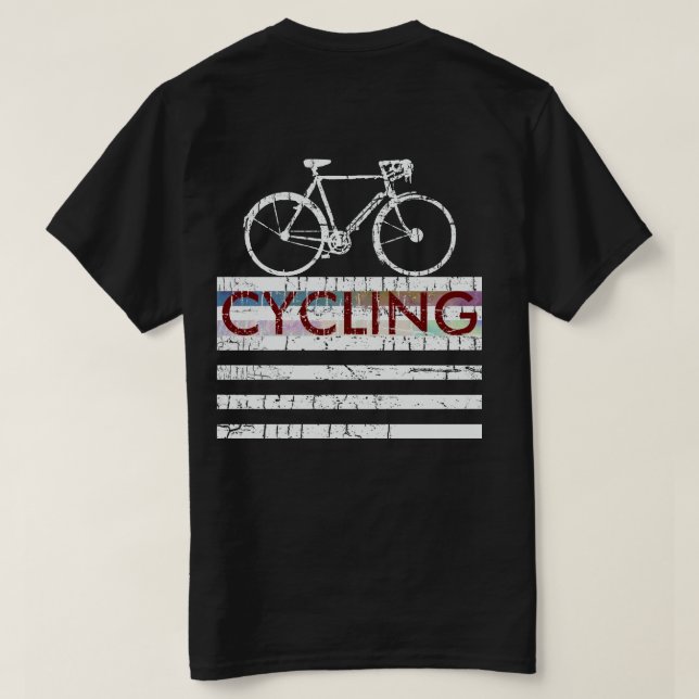 schönes Fahrrad . Fahrrad . Bike-Thema T-Shirt (Design Rückseite)