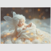 Schönes Faible und Baby Fantasy Art Tissue Paper