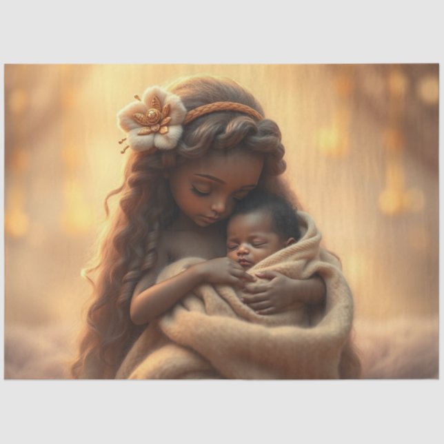 Schönes Faible und Baby Fantasy Art Tissue Paper Seidenpapier (Vorderseite)