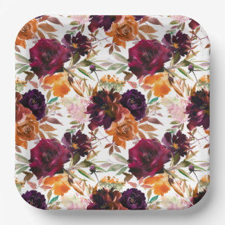 Schönes Fall Themed Party Plate Pappteller