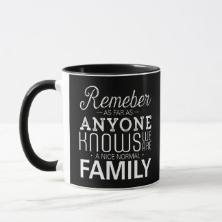 Schönes Familiengeschenk Wir sind ein nettes norma Tasse