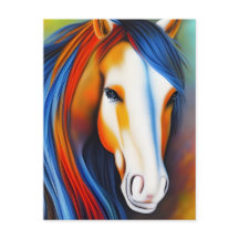 Schönes, farbenfrohes Pferd