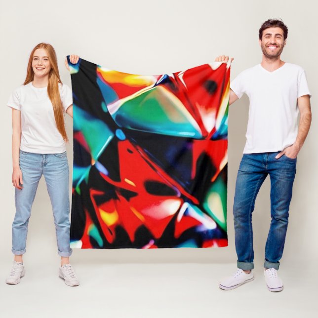 Schönes Farbenspiel Fleecedecke (Beispiel)