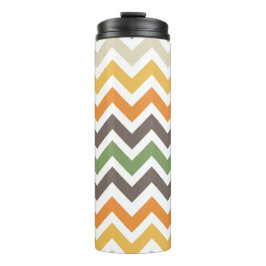 Schönes farbiges Zickzackmuster Thermosbecher